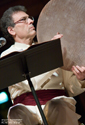 Master Daf player Ostad Bijan Kamkar playing on Hadadi daf
