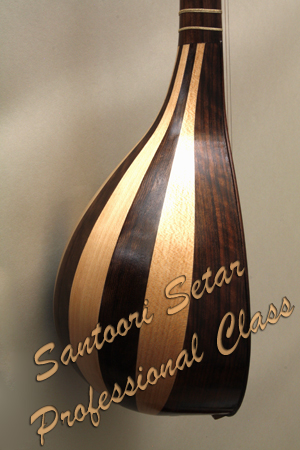 Persian Setar for Sale - myde of walnut and maple wood