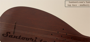 Kurdish Tanbour for sale - Long-necked Lute with Three Strings  - Top